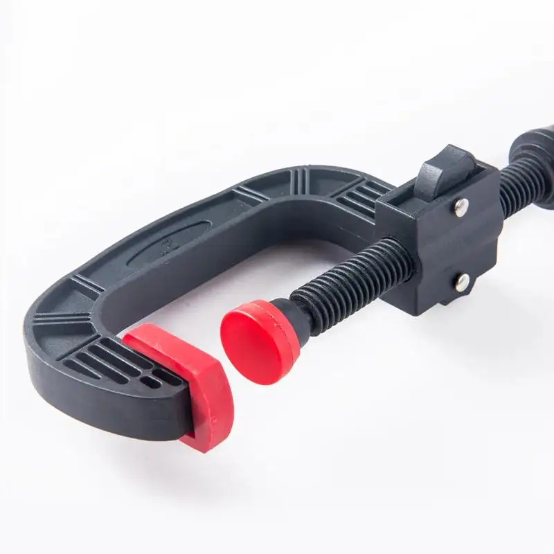 1Pcs 2/3/4 Inch Plastic Rubber G Clamp Reliable Clamping Power For Wood And Metal Working Quick Woodworking Clamp