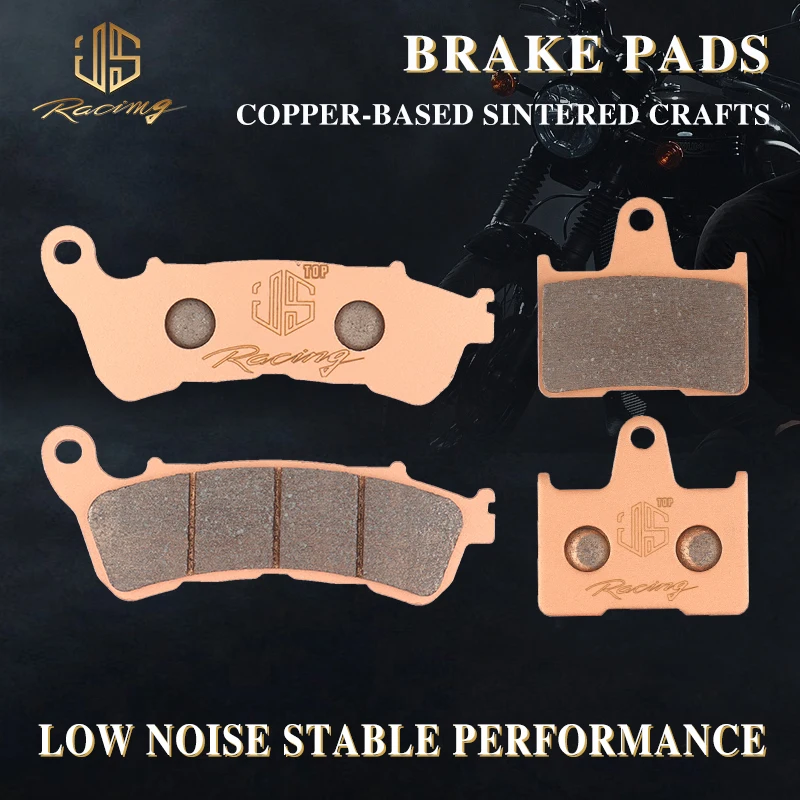 

JSRAOIMG Sintered Front Rear Brake Pads For Harlay Superlow XL 883 L Iron XL 883 N Roadster XL 883 R Custom XL 1200 T XL 1200 X