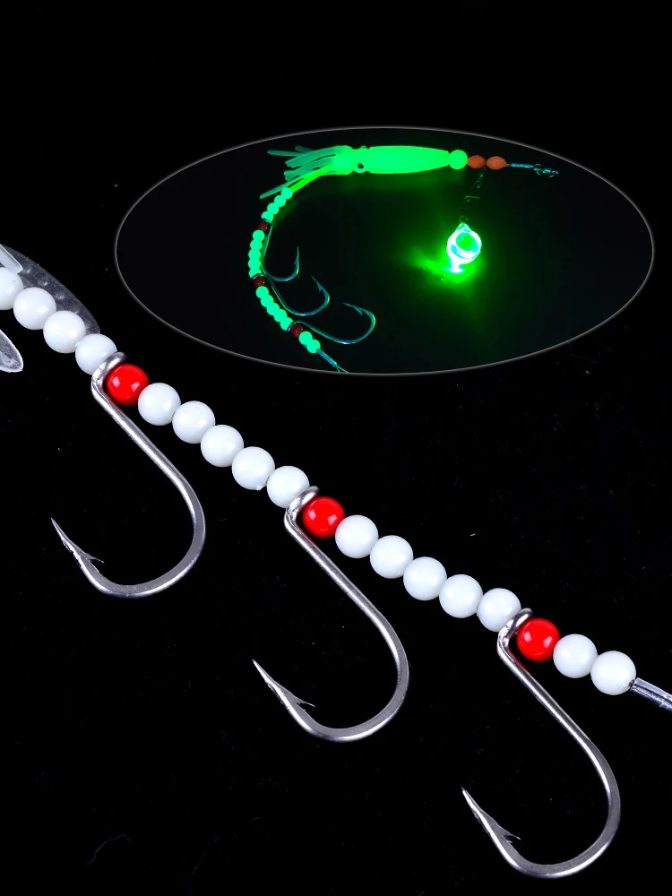 Octopus Squid Jig Fishing Lures LED Lamp Artificial Bait Hook Luminous Luya Fishhook Bait Tackle Tool Night Fishing Accessories