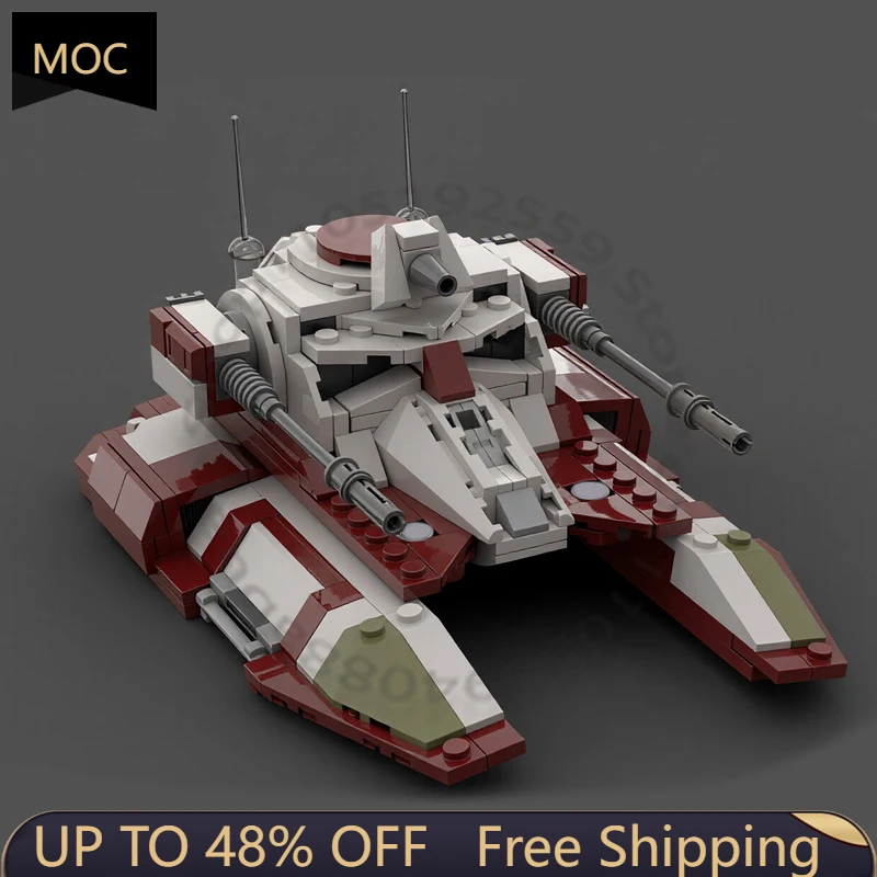 

776 PCS Space War Model TX-130 MOC Customize Modular Building Block Kids Simple Technology Model Popular DIY Toy Christmas Gift