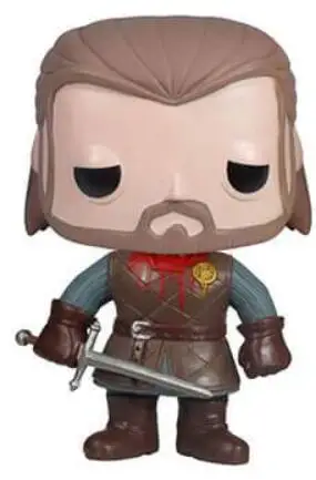 Tronos Ned Stark Blood Ver. Juguetes de figuras de vinilo