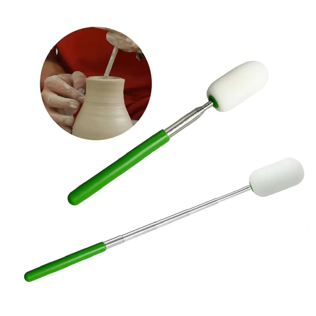 Teleskopowa gąbka do długiego usuwania nadmiaru wody z wysokich i wąskich gąbek ceramicznych ceramiczne rzeźbienie formowanie modelowanie