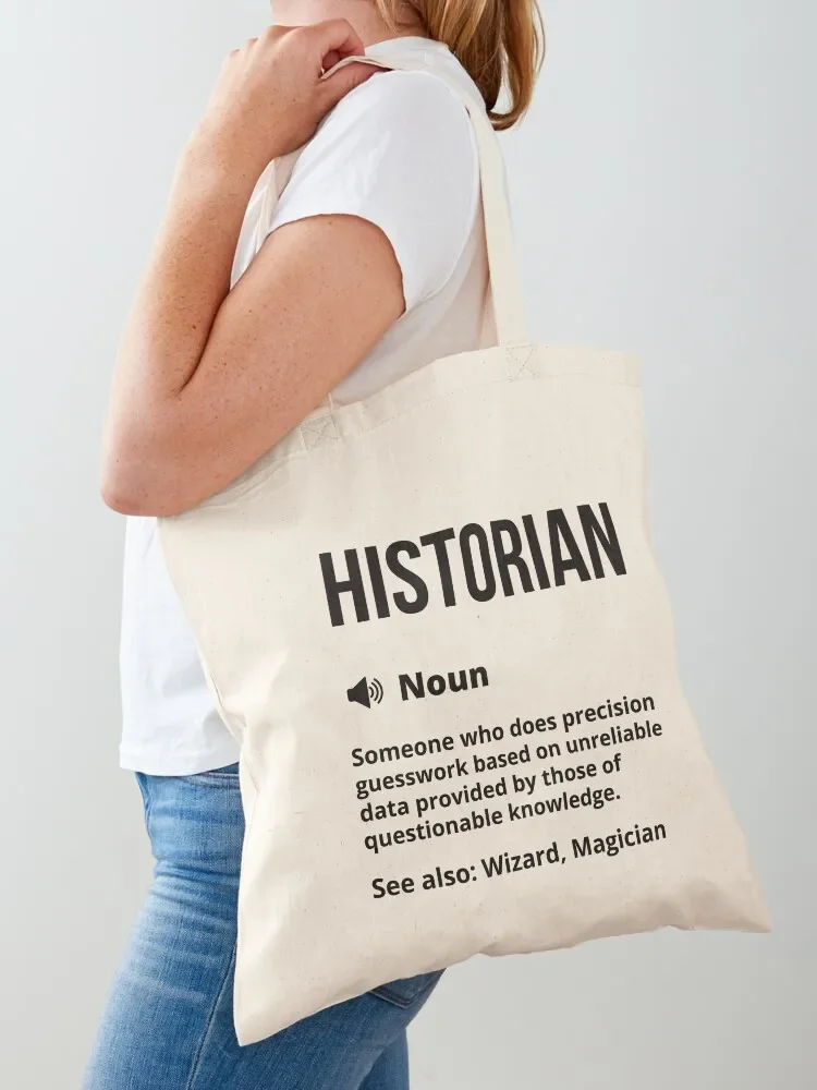 

Historian Funny Definition - Historian Funny Saying Tote Bag tote bag custom Woman shopper bag Women's bags Fabric