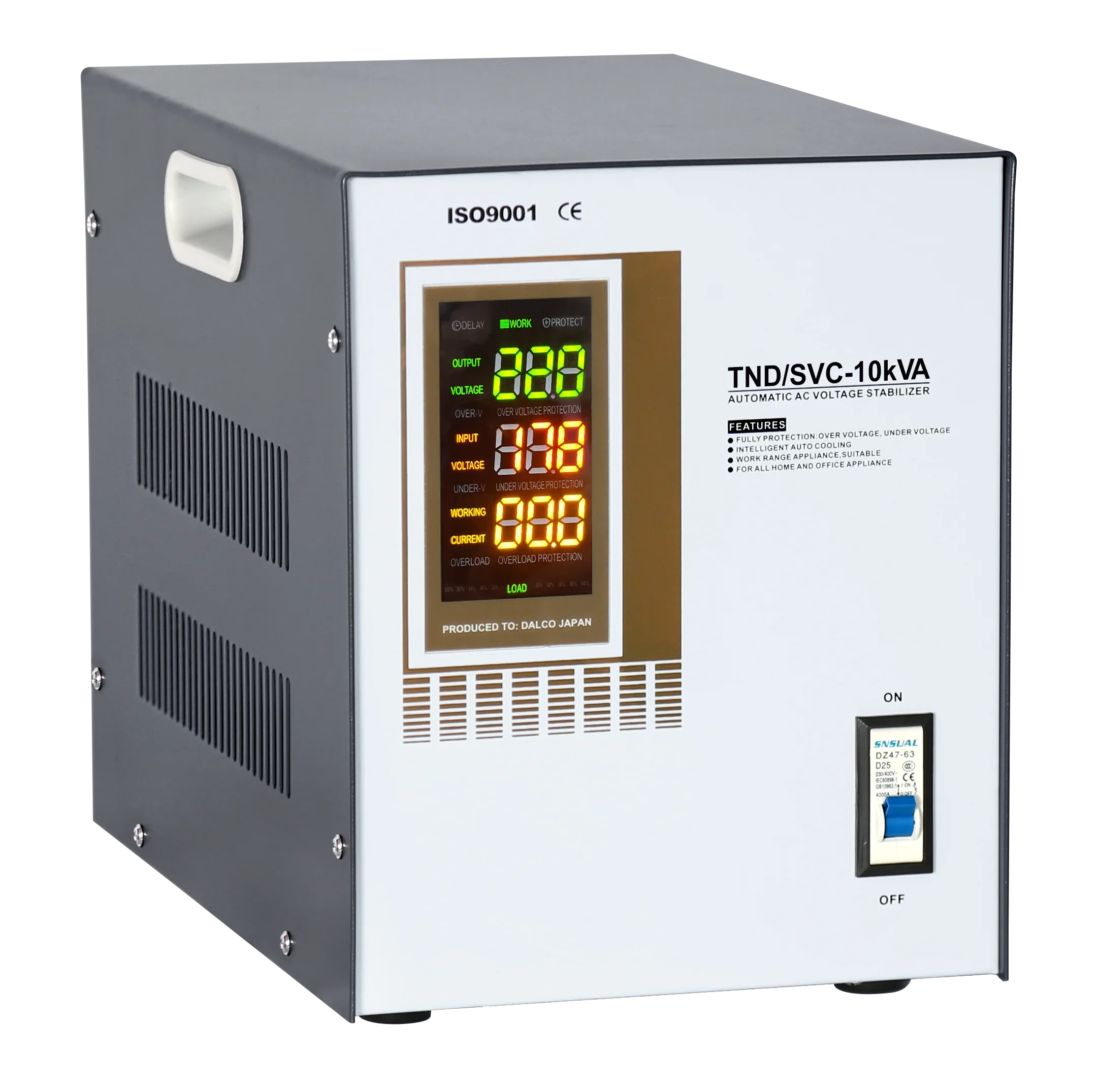 5KV  TND Type Single Phase Ac Automatic  Voltage  Regulator  Stabilizer   120v Electrical Stabilizer Used In Electricity