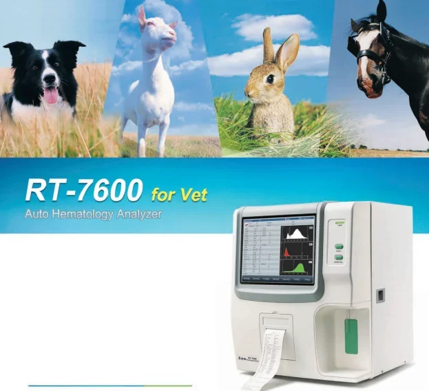 Rayto 3-diff 60 tests/h Veterinary Fully auto analyzer analyzer RT-7600Vet