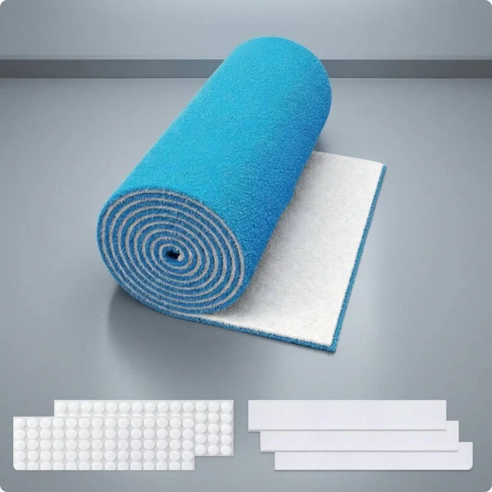 Air Vent Filter Kits Cuttable Tailored-Cut Air Filter Roll Blue and White