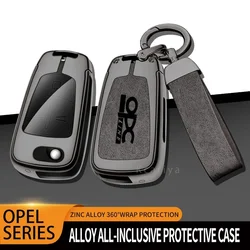 Car TPU Zinc Alloy Key Case Bag For Opel OPC Line Insignia Astra Vectra Combo Corsa D Mokka Zafira Car KeyChain Metal Key Shell