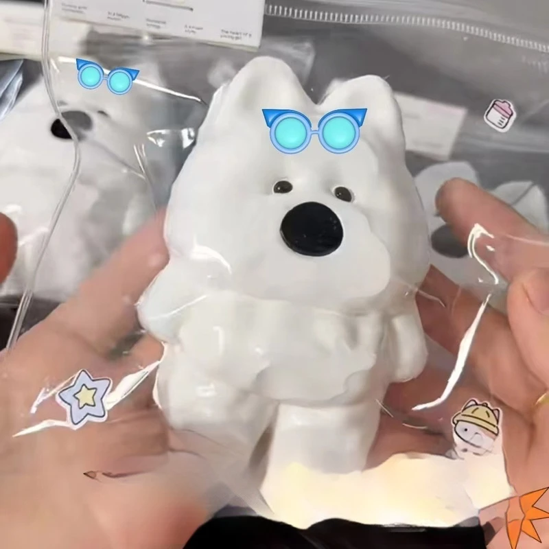 Tart Pinch Cat Egg Tart Cat Egg Tart Water Sensation Explosive Paste Cream Sensation Decompression Imitation Silicone Soft Touch