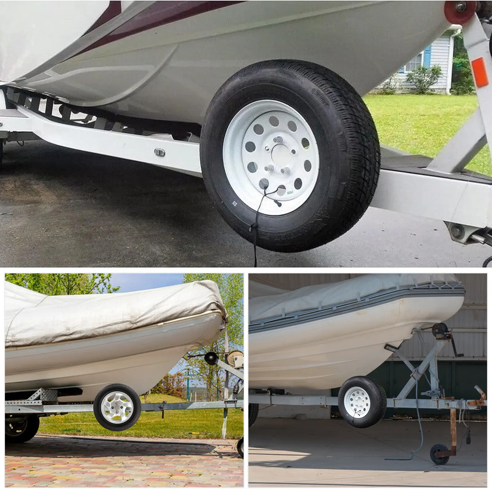 

Spare Tire Carrier Bracket Wall Mounted Tire Rack for Enclosed Trailer Heavy Duty Steel Construction Safe Mount