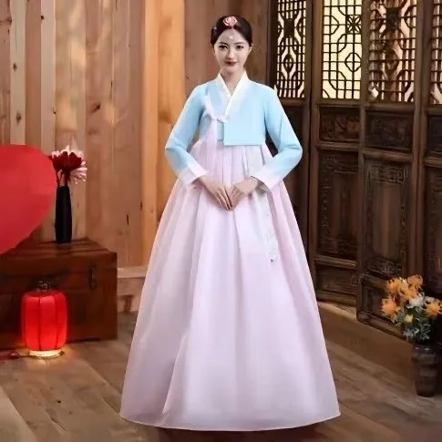 

Traditional Hanbok for Woman Stage Performance Clothing Yanji Travel Photography Suits Classical Dance Skirts Female Hanboks