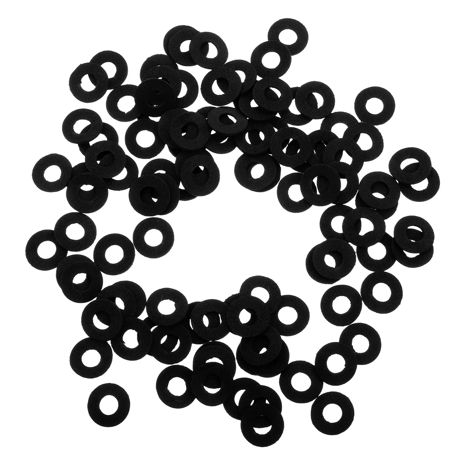 100Pcs Vibration Absorbing Pad Universal Car Door Panel Buckle Pads High-density Sponge Shockproof Noise Reduction
