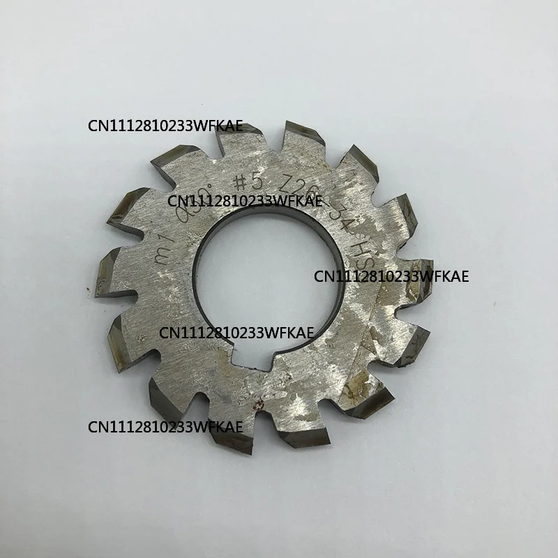 PA30 Involute gear milling cutter spline gear milling cutter pressure Angle 30 degrees m1m2m3m4m5m6m8m10