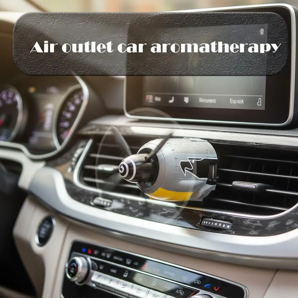 Ambientador para Auto con Clip de Ventilación, Forma de Motor de Avión, Difusor de Ventilación para Auto, Fragancia Duradera, Accesorios para Interiores de Auto