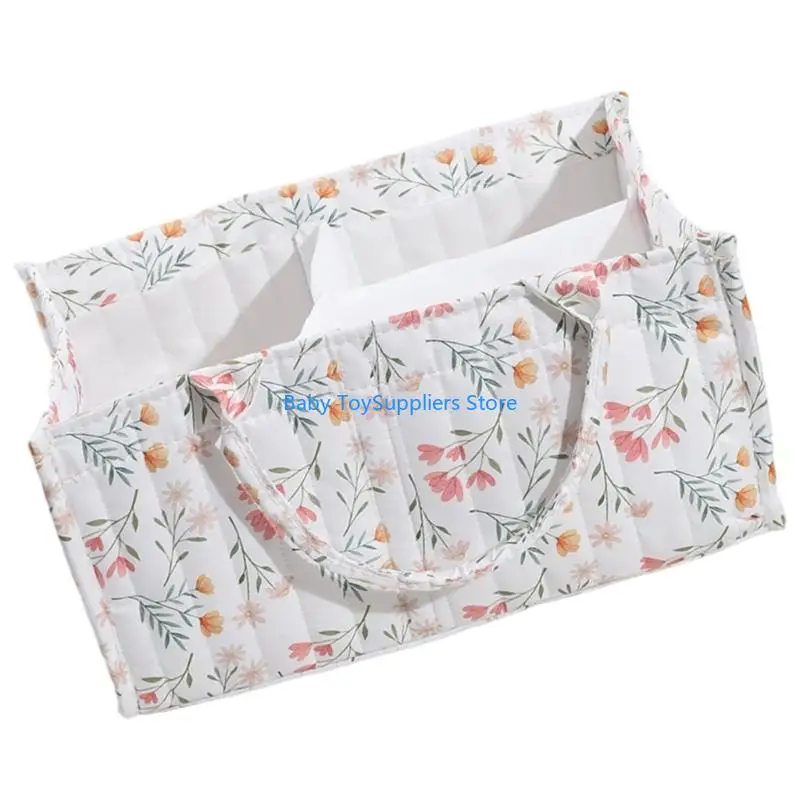 Organizador pañales para ahorro espacio R1WF, cesta almacenaje ropa juguete para bebé tela transpirable