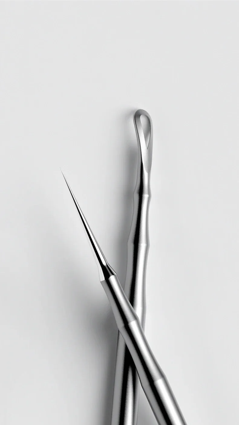 Neue 1 stücke Deutsch Ultra-feine Zelle Pickel Mitesser Whitehead Clip Schönheit Salon Spezielle Entfernen Akne Fett Partikel Nadel werkzeug – Detail 1