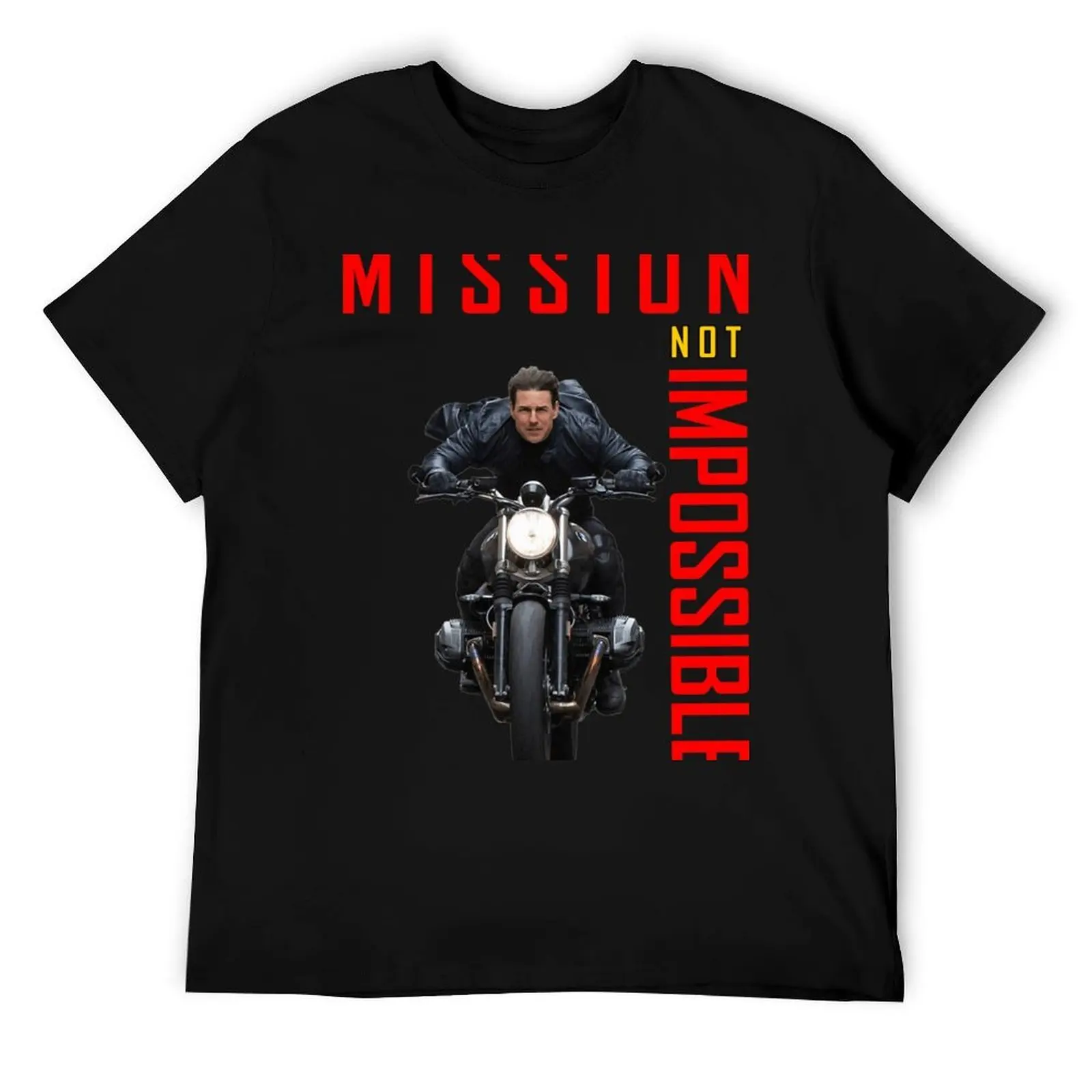 

Футболка с крутым дизайном Mission Not Impossible, мужская простая забавная футболка, мужская футболка