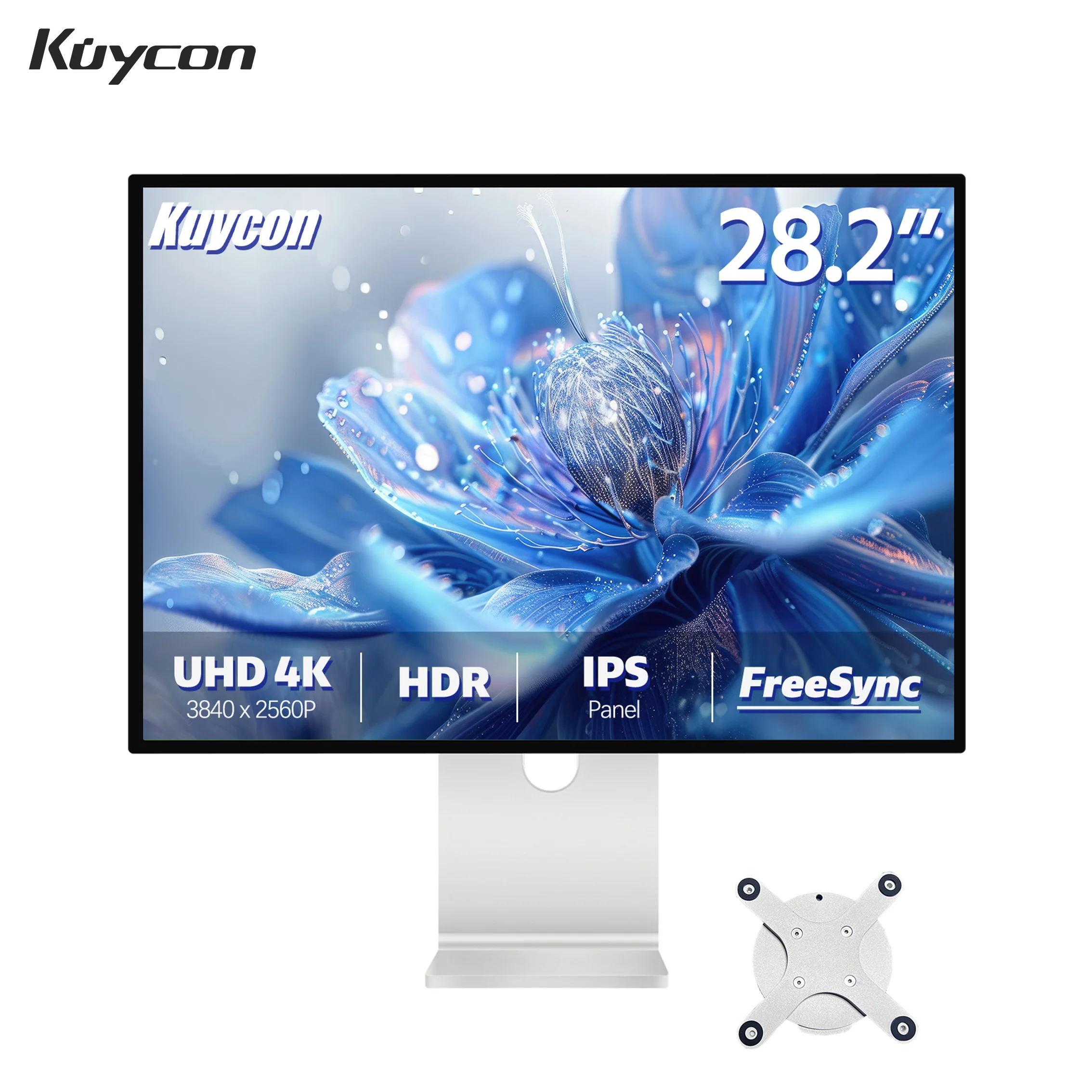 Kuycon P10 LED 28.2 inch Computer Monitor HD Full Wide Screen IPS Glass Mirror 4K For XBox PS4 PS5 Switch PC Monitor