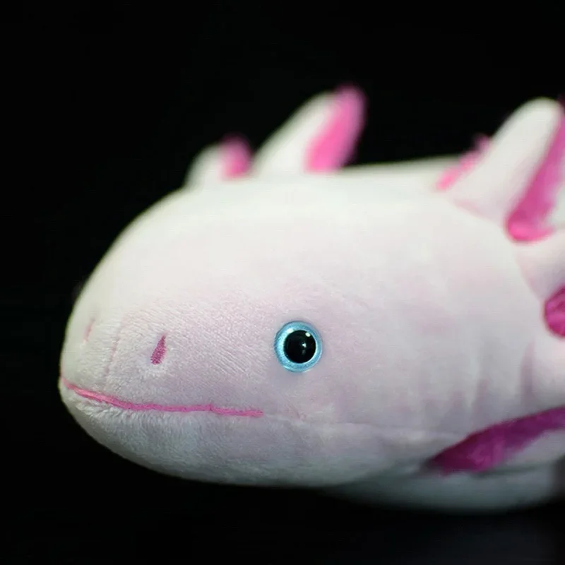 Soft Lifelike Axolotl Plush Toy Realistic Cute  Ambystoma Mexicanum Stuffed Animal Toys Gifts for Adults Kids