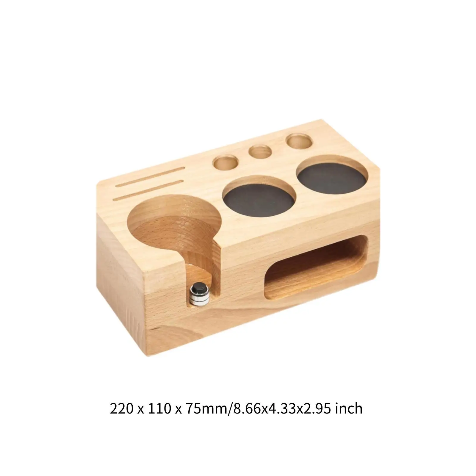 Espresso Knock Box Accessori Organizer Tamper Holder Multifunzionale 22x11x7,5 cm