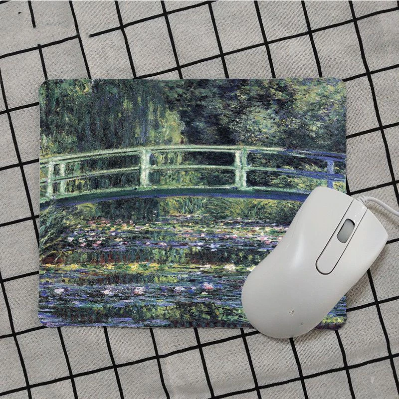 Top Quality Claude Monet Art Diy Design Pattern Game Mousepad Top Selling Wholesale Gaming Pad Mouse