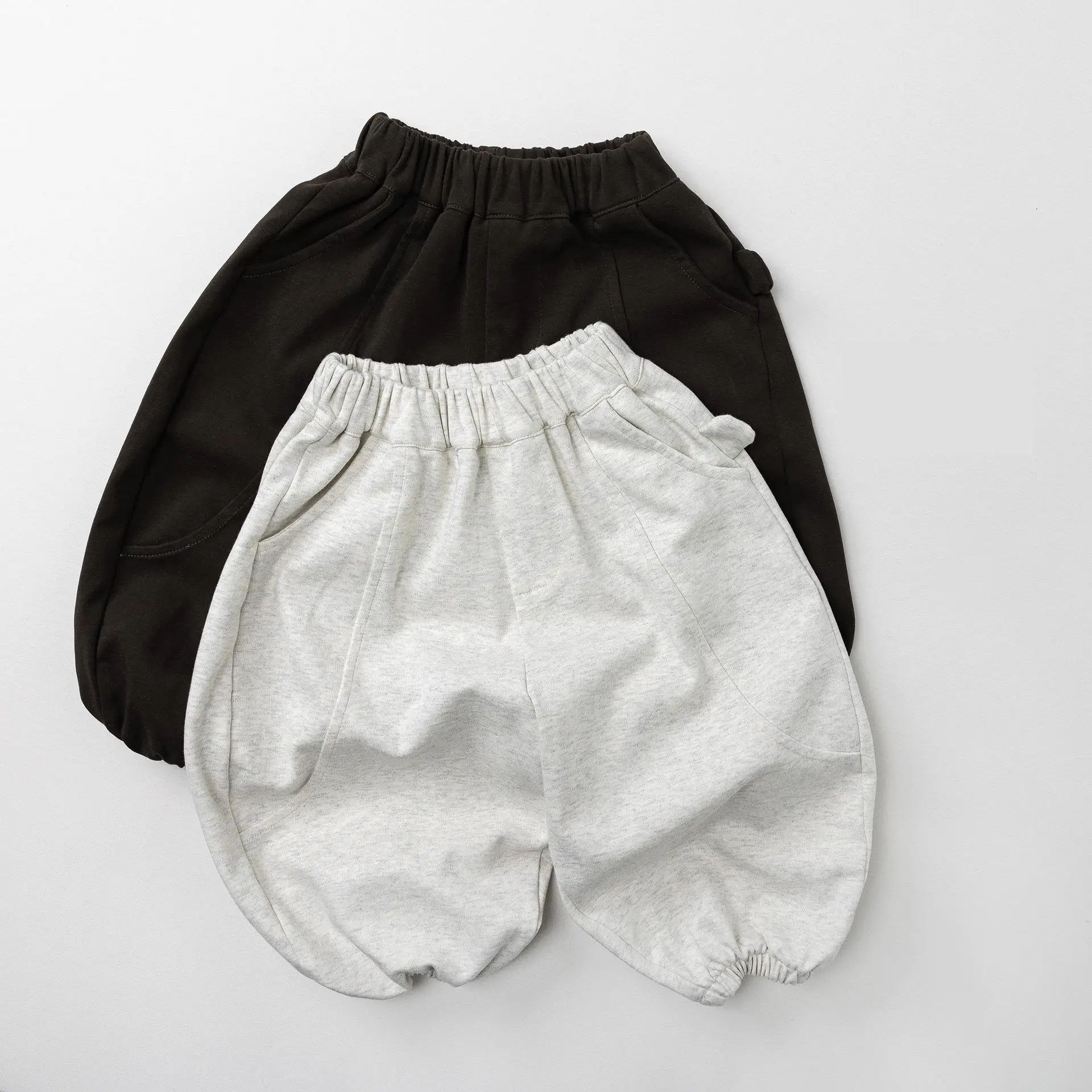 

2026 Summer New Children Casual Pants Solid Toddler Girls Loose Versatile Trousers Cotton Boys Thin Sports Pants Kids Clothes