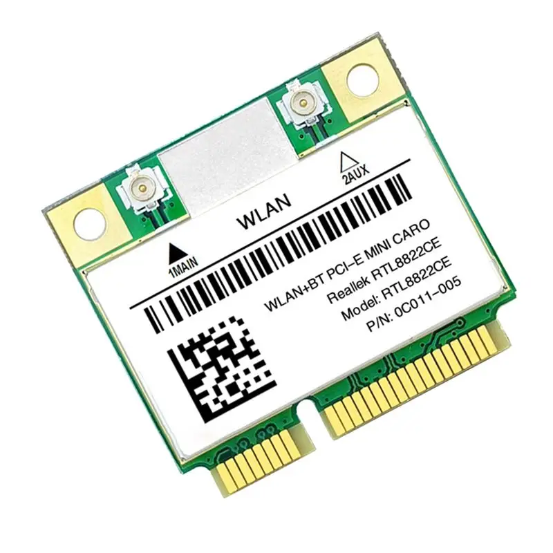 【A19R】RTL8822CE WiFi Card 1200Mbps 2.4G+5Ghz 802.11AC Network Mini PCIe Bluetooth 5.0 Support Laptop/PC 10/11