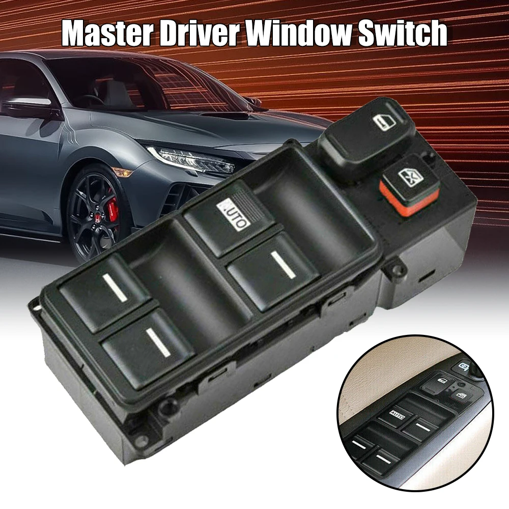 

Master Power Window Control Switch Driver Left for 2003-2007 Honda Accord Auto Electric Window Control Button
