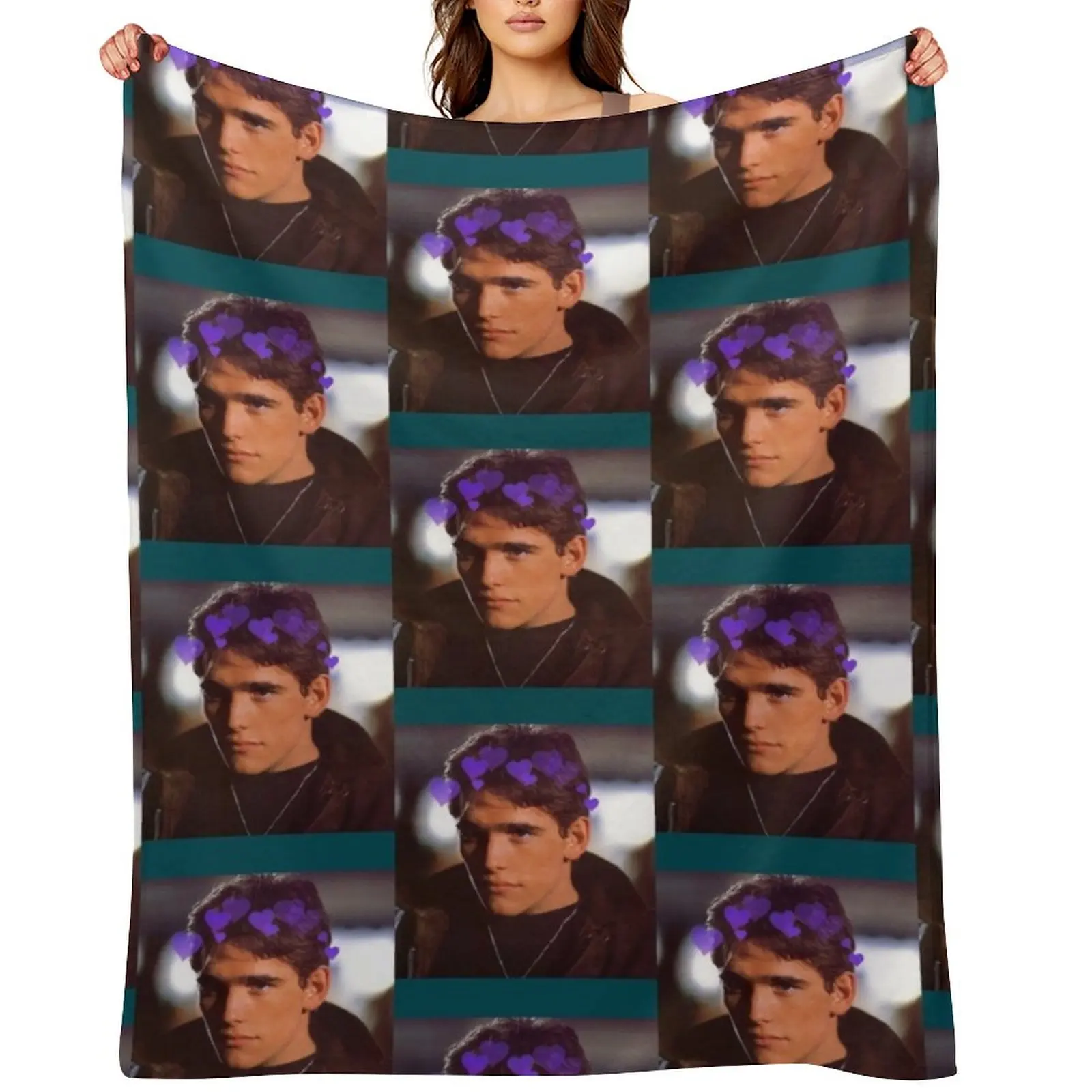 

Dallas winston hearts Throw Blanket funny gift for babies heavy to sleep Softest Blankets