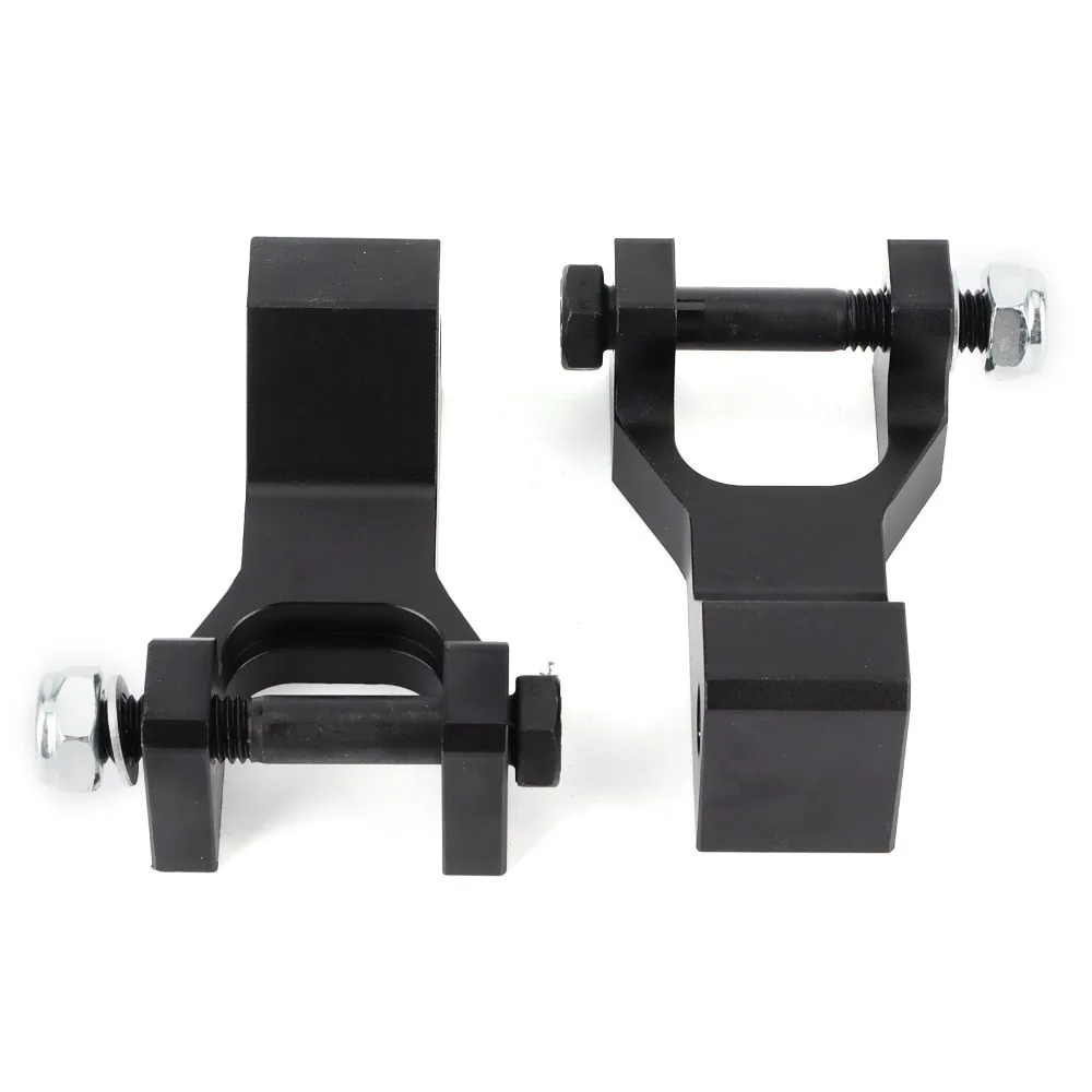 2pcs 3.5in Drop Front Lowering Block Bracket Kit 2in Track Widening Metal Front Lowering Kit ATV Lowering Bracket For ATV