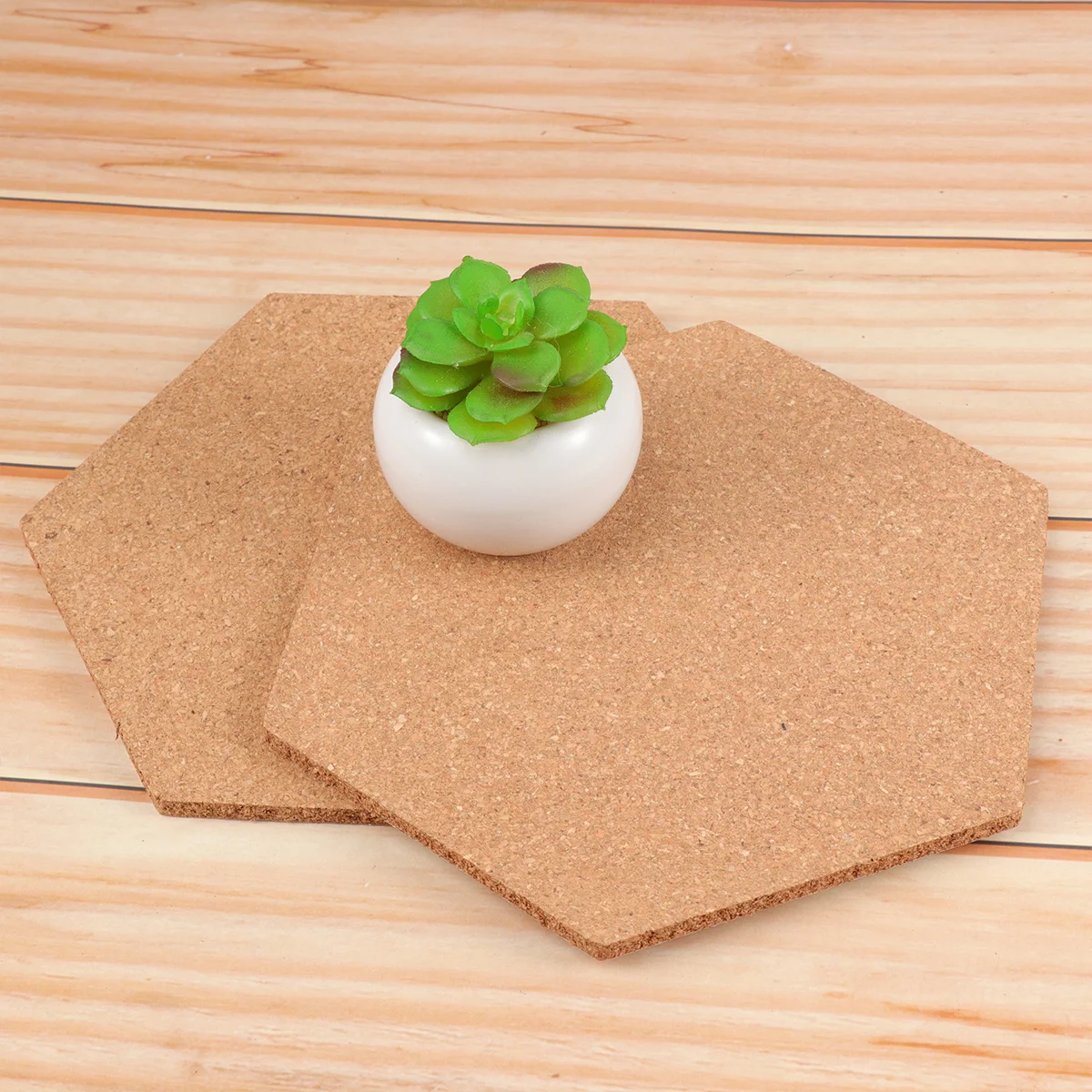 

3Pcs Hexagon Corkboard Message Board Self Adhesive Tear Stickers for Bedroom Office Photo Wall Decor Fairy Atmosphere DIY