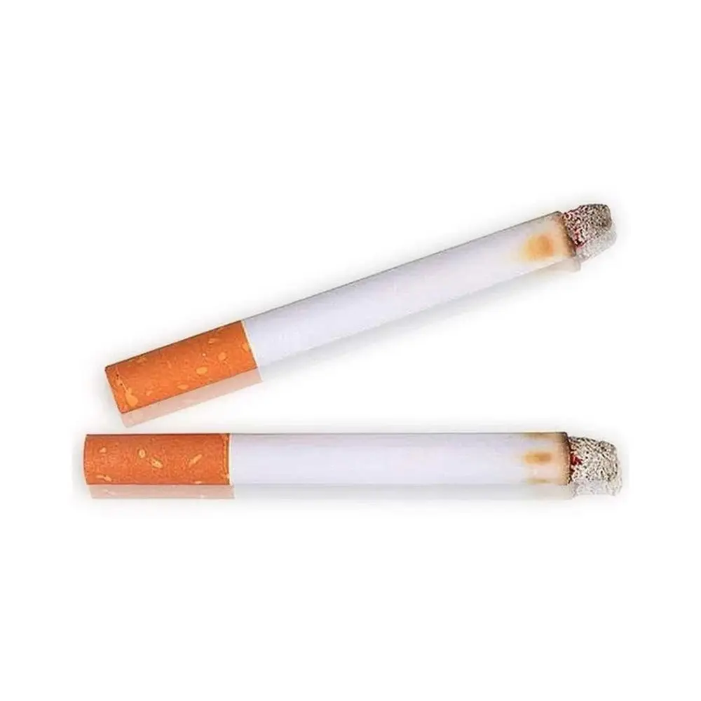 

Halloween Party 2Pcs Trick Props Funny Toys Simulation Cigarete Fake Cigarete Fake Cigarete Props False Cigarete