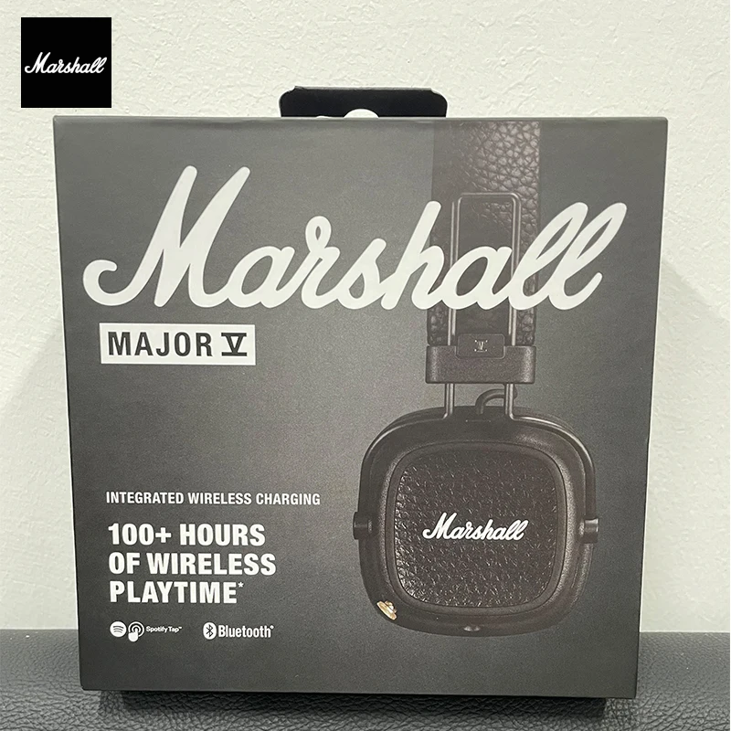 Original Marshall Major V 5 Wireless Bluetooth Headphones Classic Earphones Deep Bass Foldable Pop Rock Retro Music Mic Headset