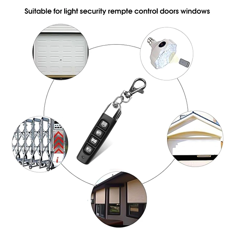 433 Mhz Duplicator Cloning Remote Control Garage Door Copy RF Transmitter Wireless Controller 433.92mhz For Gate Alarm Key