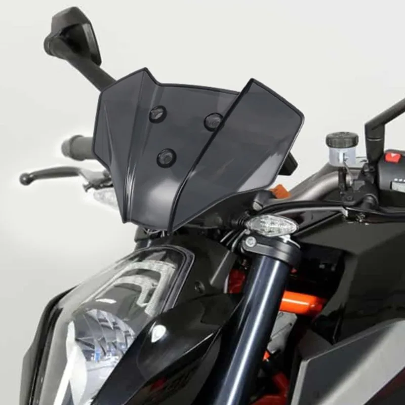 

For 1290 Super Duke R MY20 2020 2021 2022 2023 DUKE 125 250 390 Windscreen Windshield Screen Visor Wind Shield Deflector Cover