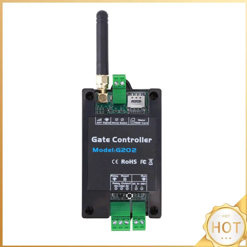 

G202 Релейный переключатель Бесплатный вызов Беспроводной пульт дистанционного управления Аксессуары для доступа к двери Мобильный телефон 4G Пульт дистанционного управления для гаражных ворот Жалюзи