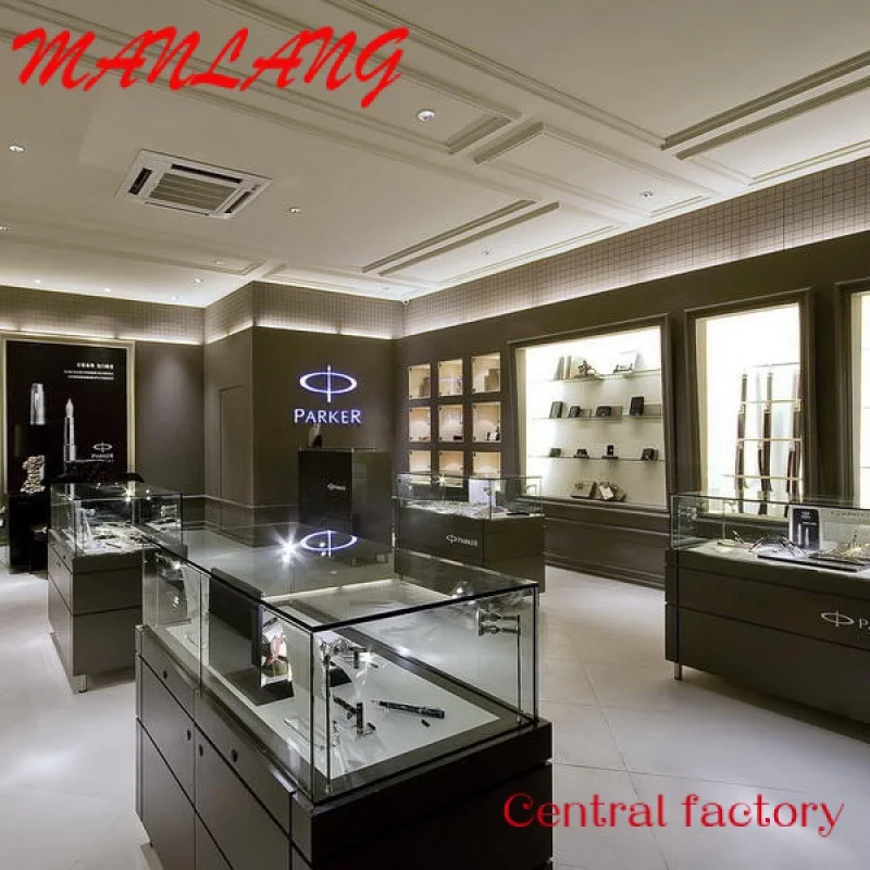 

Custom 3D Design Jewelry Showcase Cabinets Customized Jewelry Shop