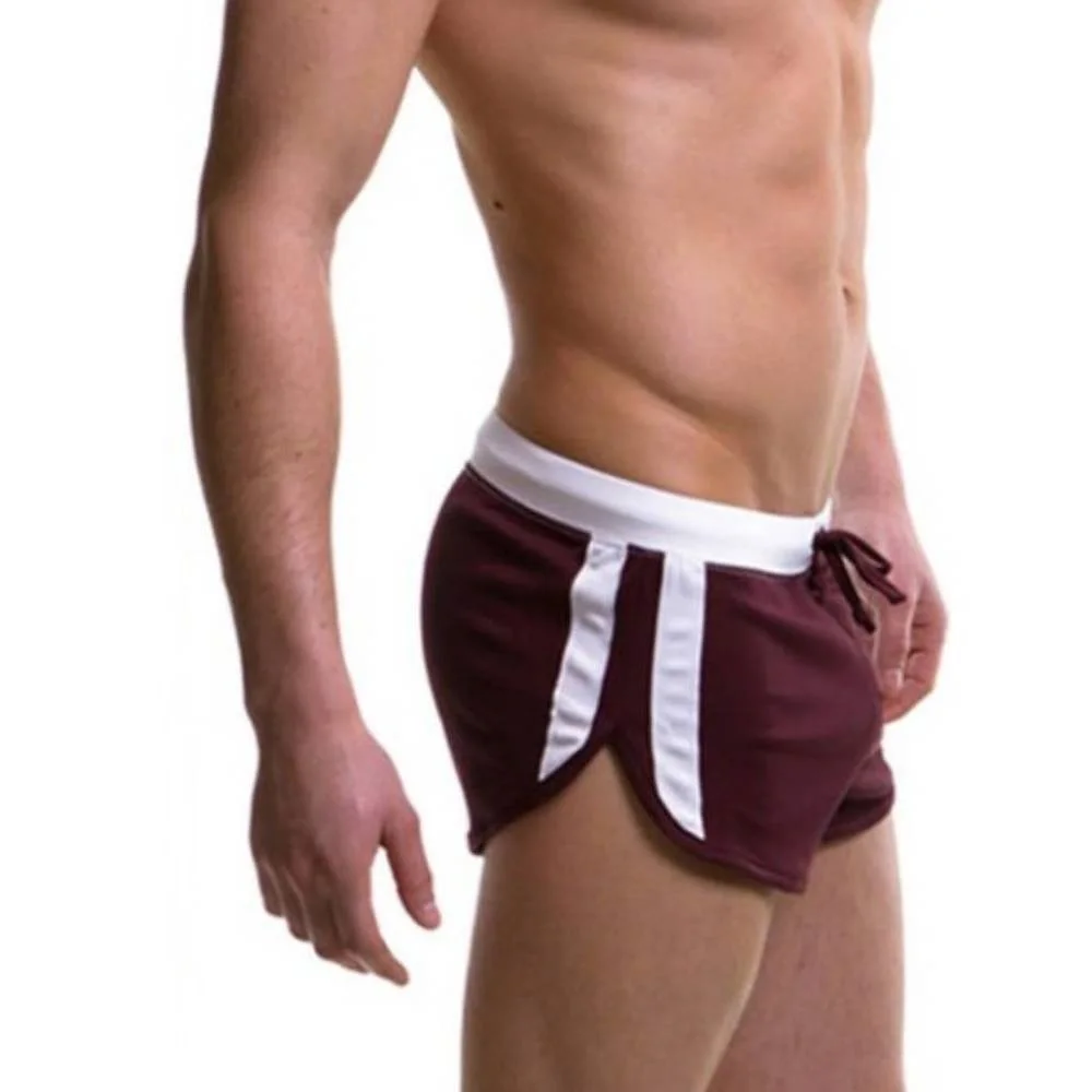 Shorts Men Swimsuit Low Waist Breathable Beach Wear For Men Summer Men's Swimwear Shorts Beachwear Sexy Swim Trunks  Size M-XXXL