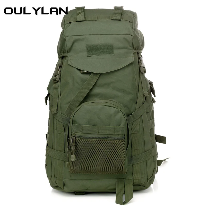 60L Tactical Backpack Army Bag Camping Mountaineering Rucksack Travel Cycling Tactical Attack Backpack Hiking Bags