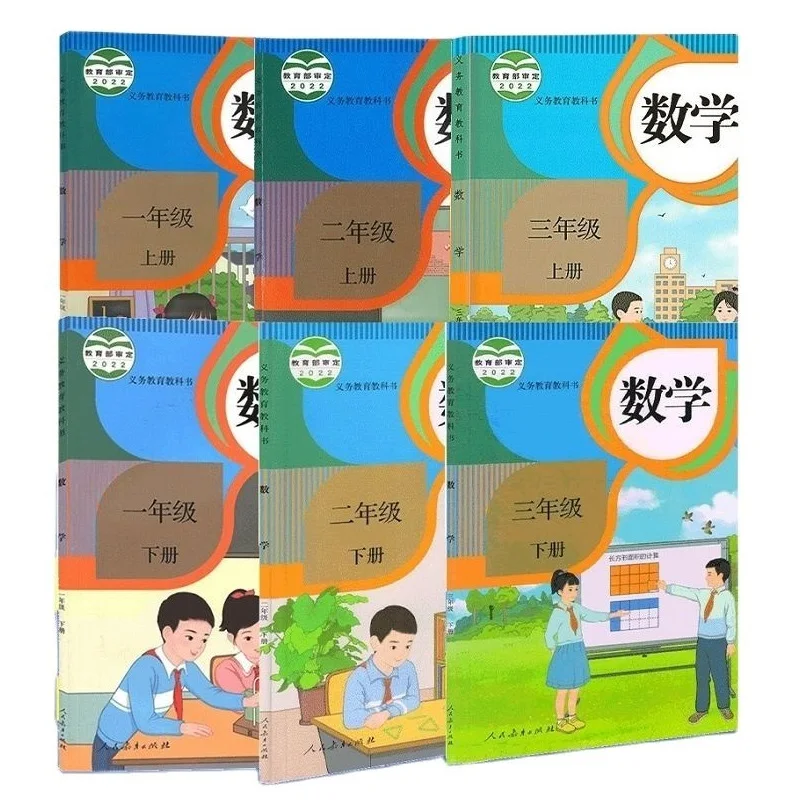 ‌Primary School Math Textbook for Grades 1-6 Basic Addition & Subtraction Practice for Classroom or Homeschooling