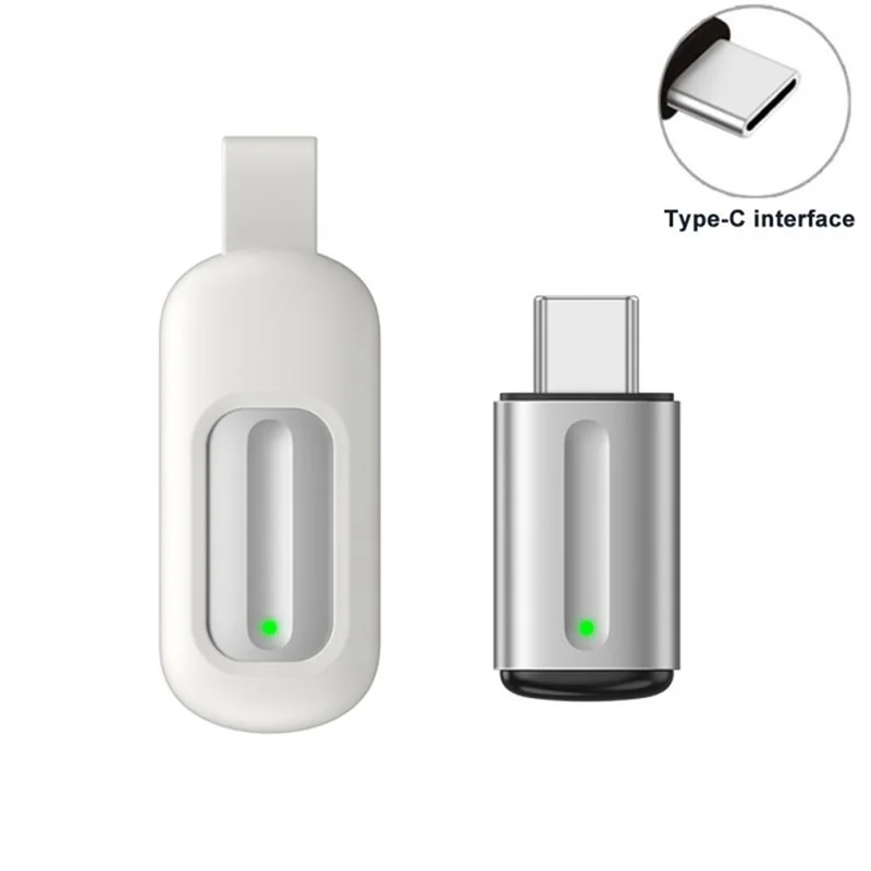 جهاز إرسال بالأشعة تحت الحمراء يعمل بنظام أندرويد للهاتف المحمول ، جهاز تحكم عن بعد بتطبيق Type-C ، التعلم الذكي OTG ، أسود