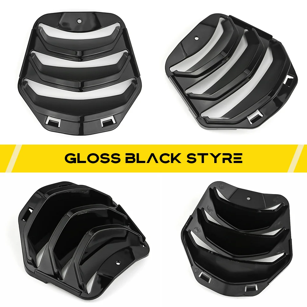 For Vespa GTS / Super 125 300 2023 Horn Cover Inlay Tie Grill Cover ABS Gloss / Matte Black Chrome Carbon Fairing Accessories