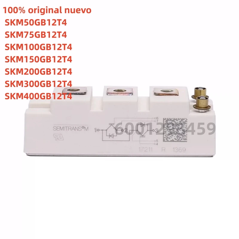 100% origineel nuevo 1pcs SKM50GB12T4 SKM75GB12T4 SKM100GB12T4 SKM150GB12T4 SKM200GB12T4 SKM300GB12T4 SKM400GB12T4 module