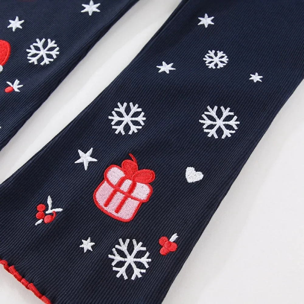 Jumping Meters 2026 Neue Kollektion Mädchen Schlaghosen Weihnachten Lange Leggings Bleistifthosen Kinder Mode Herbstkollektion – Detail 5