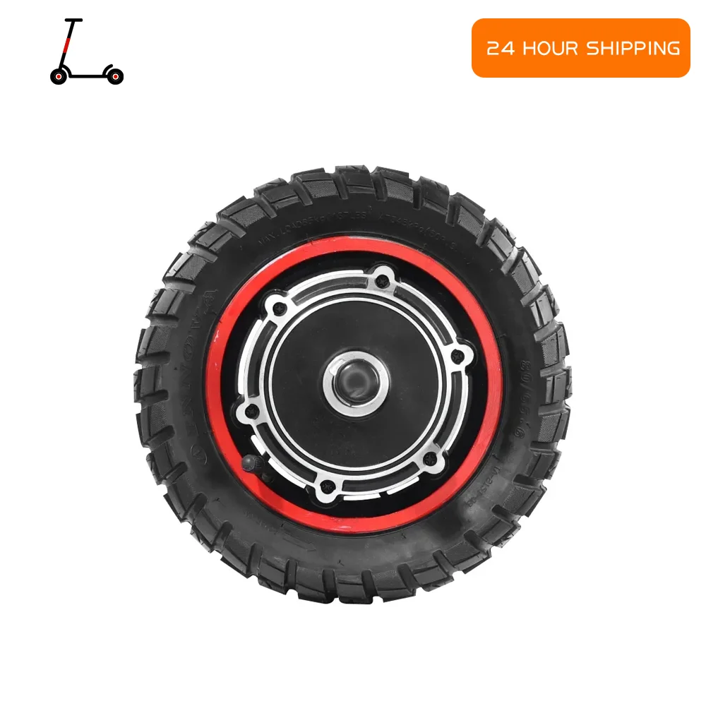 

10-дюймовое колесо с бесщеточным мотор-колесом 48В 500Вт и внешней шиной 80 65-6 для электросамокатов Kugoo M4 M4PRO, запасные части