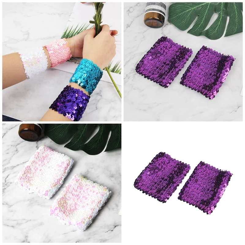 

Stunning Wrist Cuffs Stretchable Arm Sleeves for Festive Outfit for Celebrations Stylish Elastic Arm Sleeves