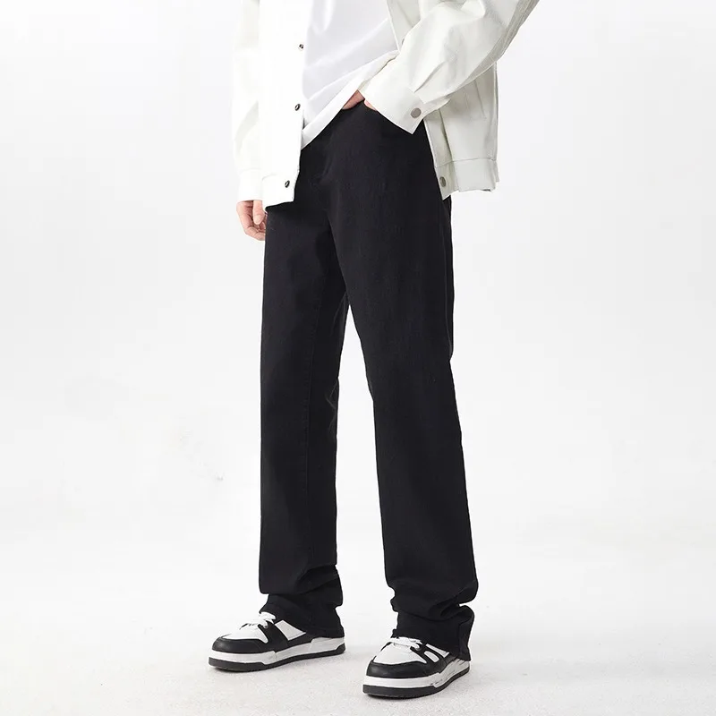 Off White Jeans Мужские удлиненные 115 СМ Весенние прямые свободные широкие брюки Черные высокие мужские популярные джинсовые брюки Мужские длинные брюки