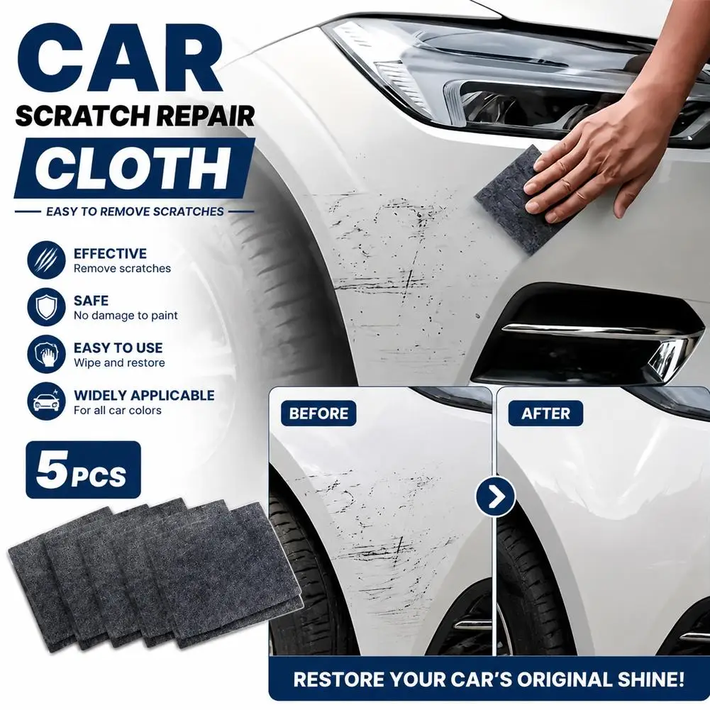 Car Paint Scratch Remover Cloth Quick 5-Minute Fix For Minor Scrapes No Polish Needed ﻿