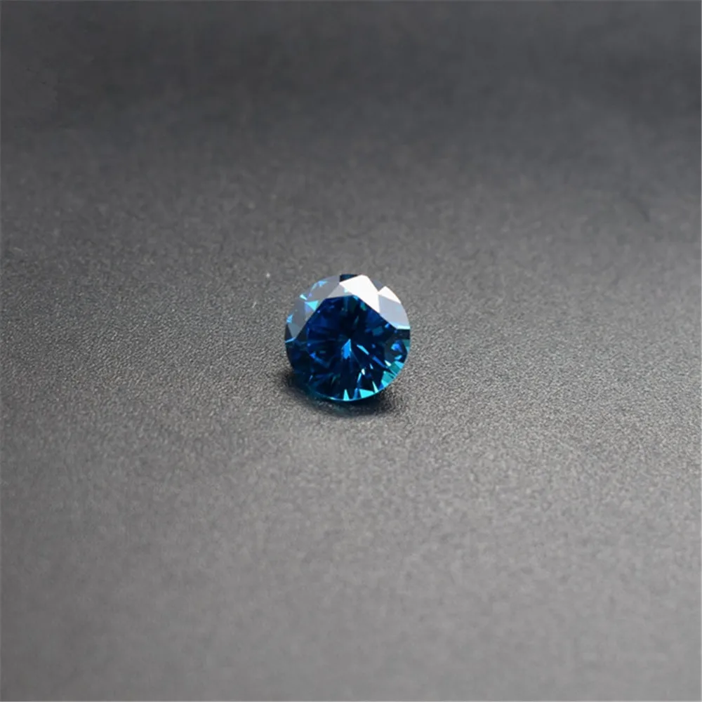 Light Blue Round Faceted Sapphire Brilliant Cut Sapphire Gem Multiple Sizes to Choose