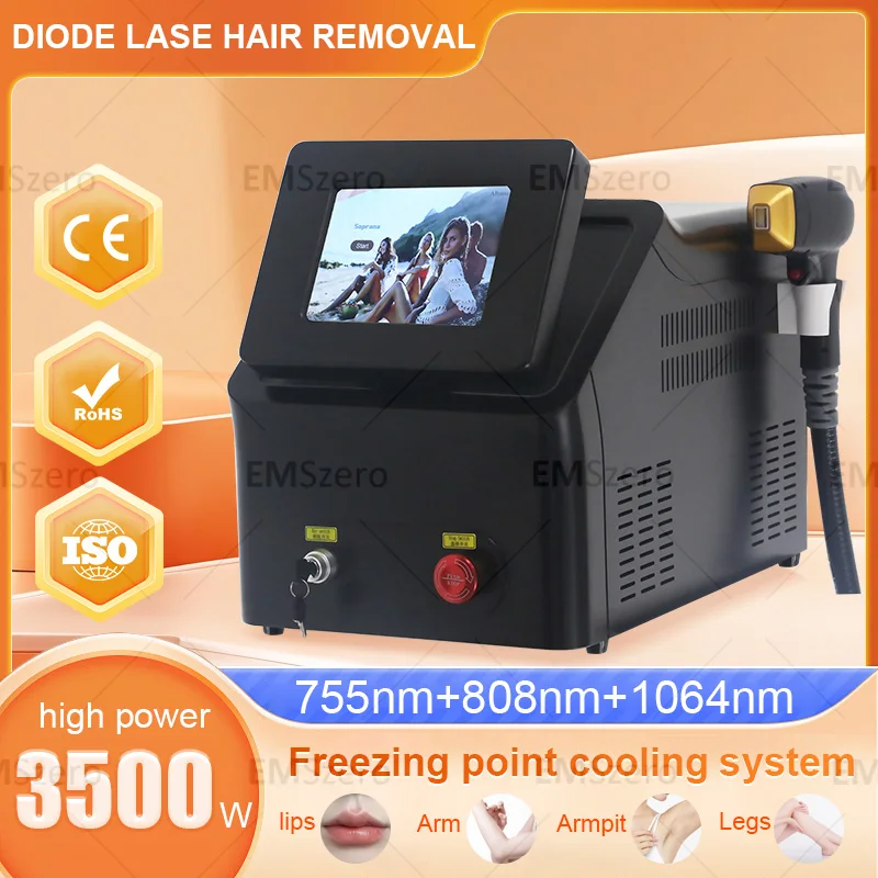 

40 Million Shots Laser Hair Removal Machine Professional Diode 808nm 755nm 1064nm Triple Wavelengths Ice Cooling Laser Epilator