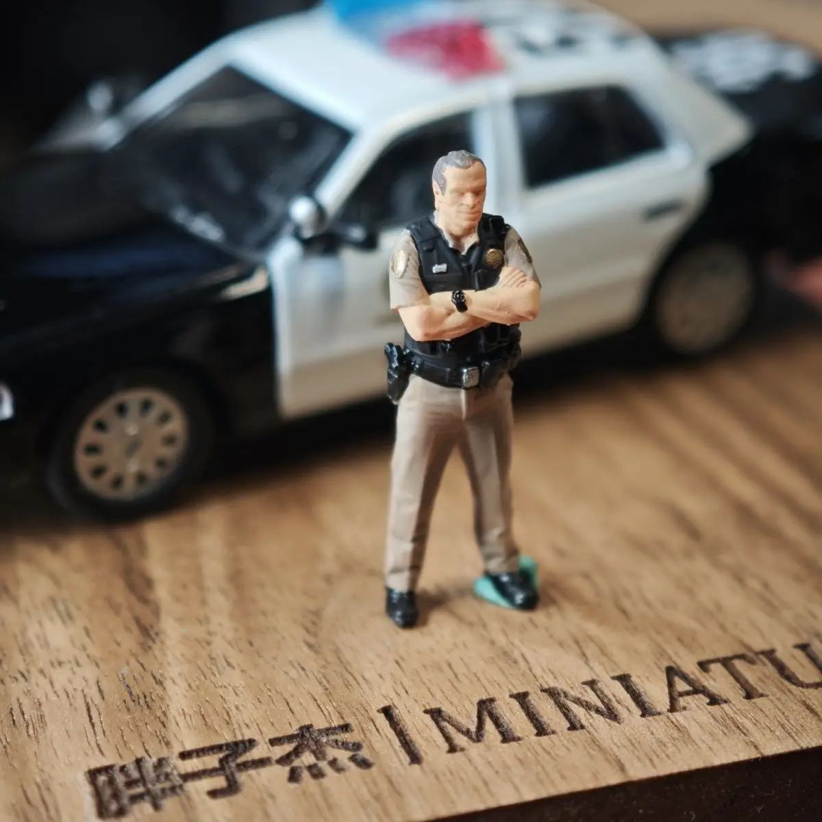 

1:64 Figurine Miniature Doll Scene Diorama Trevor Model Car Props